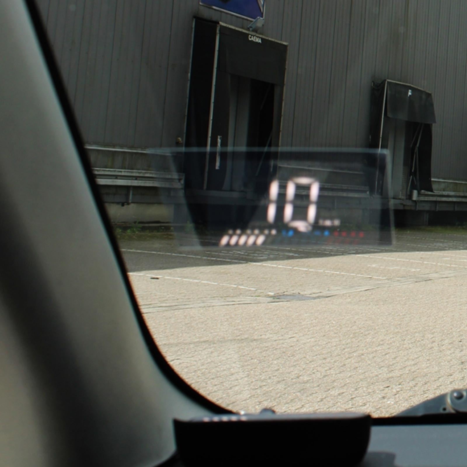 Head up display - OBD2 - GPS - voorruit projector