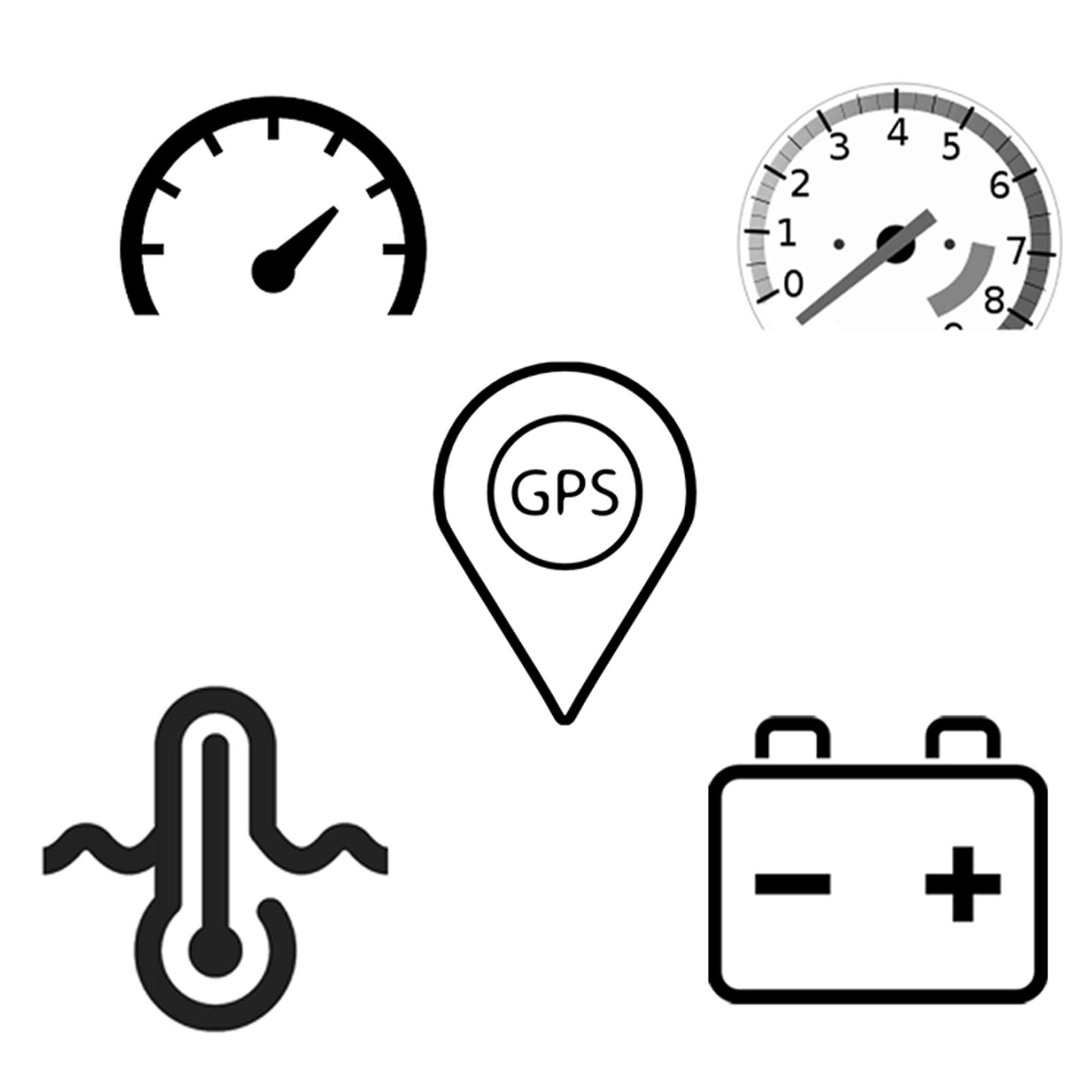 Head up display - OBD2 - GPS - voorruit projector