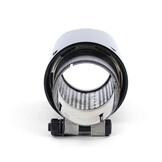 Uitlaatsierstuk - dubbel - voor BMW Serie E en F - carbon zwart