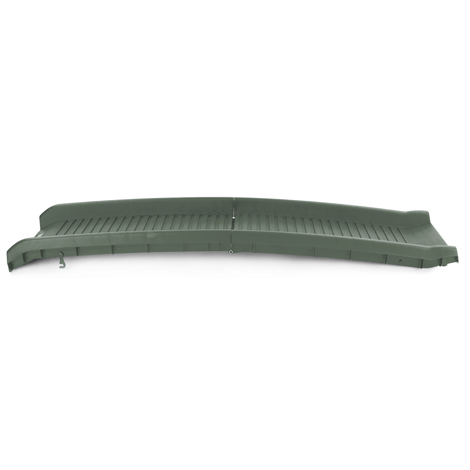 Loopplank hond - 155x40x14 cm - olijfgroen - tot 90 kg
