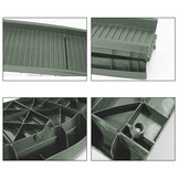 Loopplank hond - 155x40x14 cm - olijfgroen - tot 90 kg