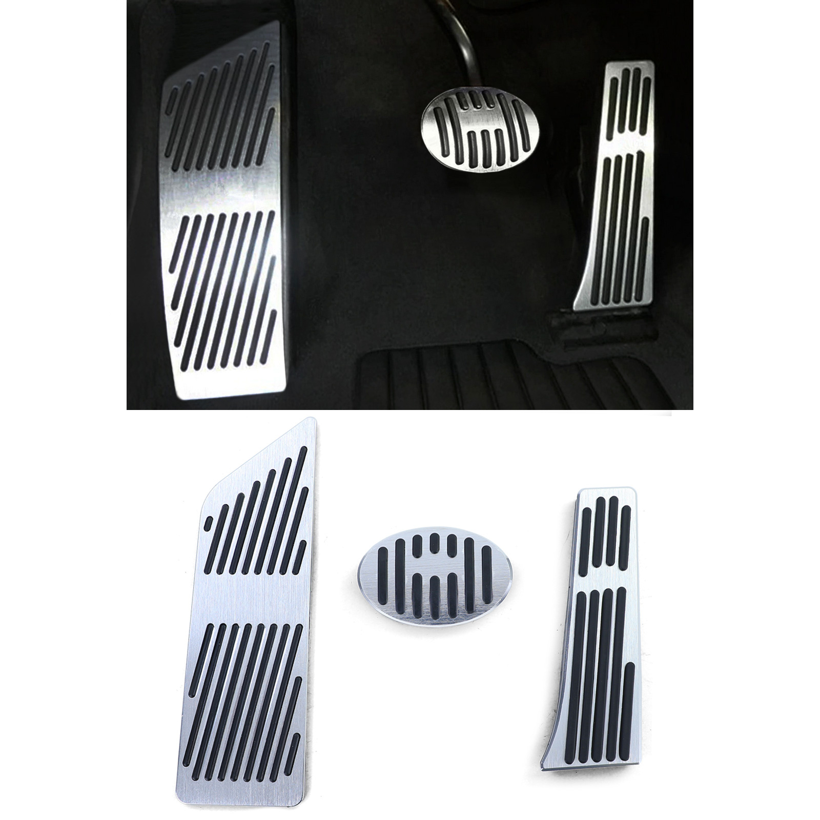 Pedalen auto - set voor BMW 2-serie F45 F46 Active Tourer / Gran Tourer 2013-2021 - aluminium