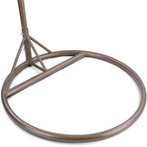 Hangstoel - bruin - 90x117x60cm - met gestipt kussen