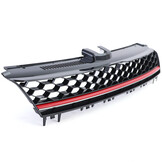 Grill auto geschikt voor VW Golf 7 5G 2012-17 - glanzend zwart