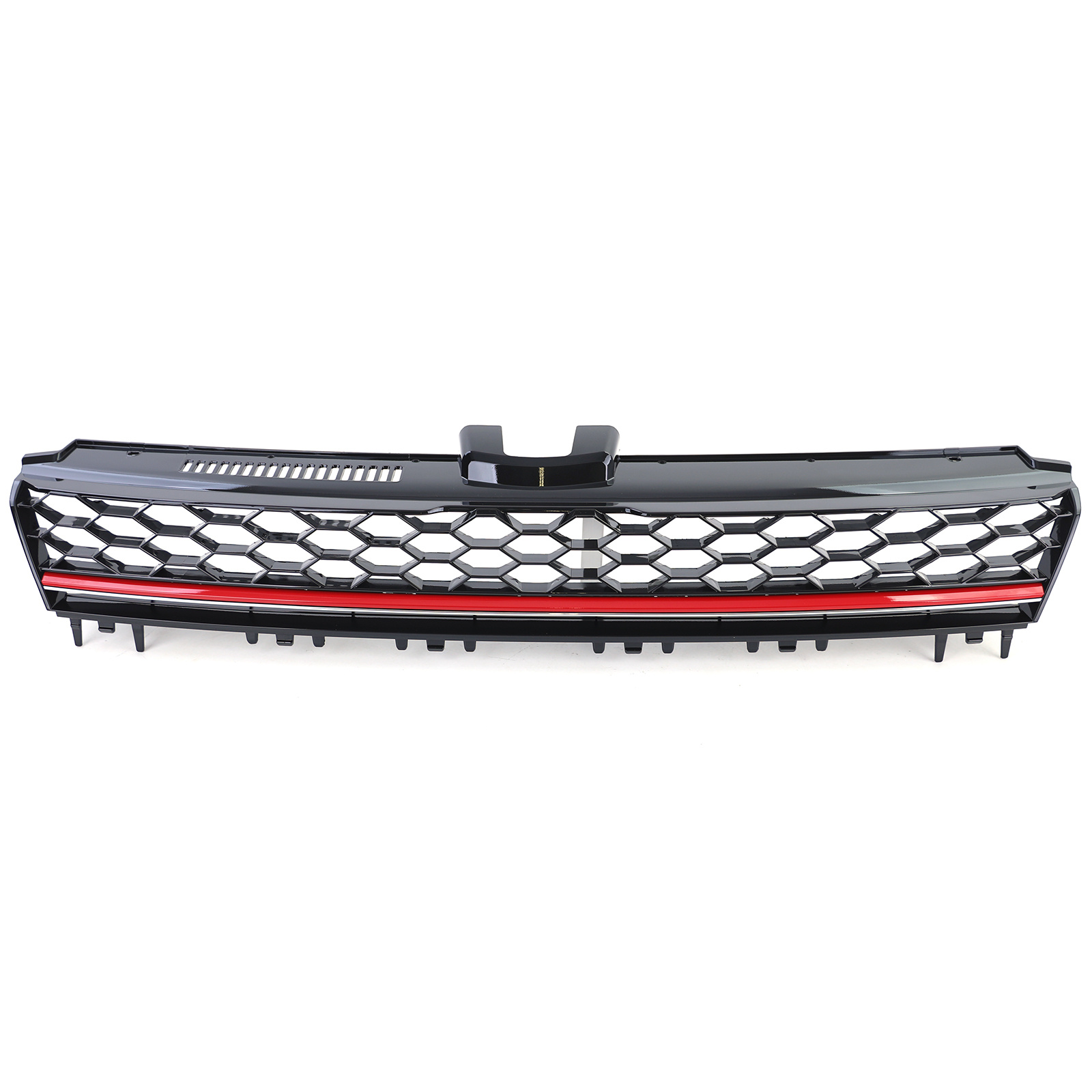 Grill auto geschikt voor VW Golf 7 5G 2012-17 - glanzend zwart