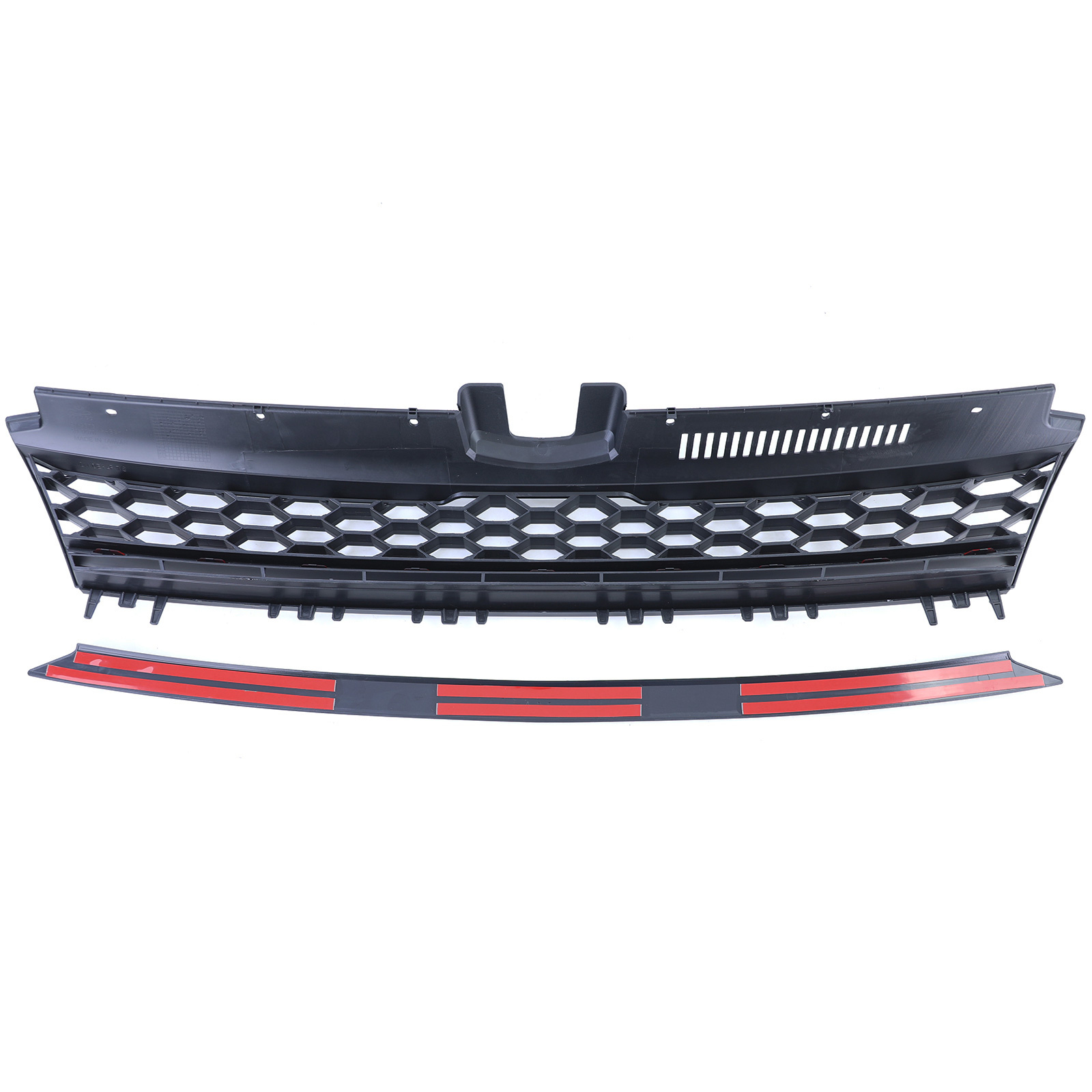 Grill auto geschikt voor VW Golf 7 5G 2012-17 - glanzend zwart