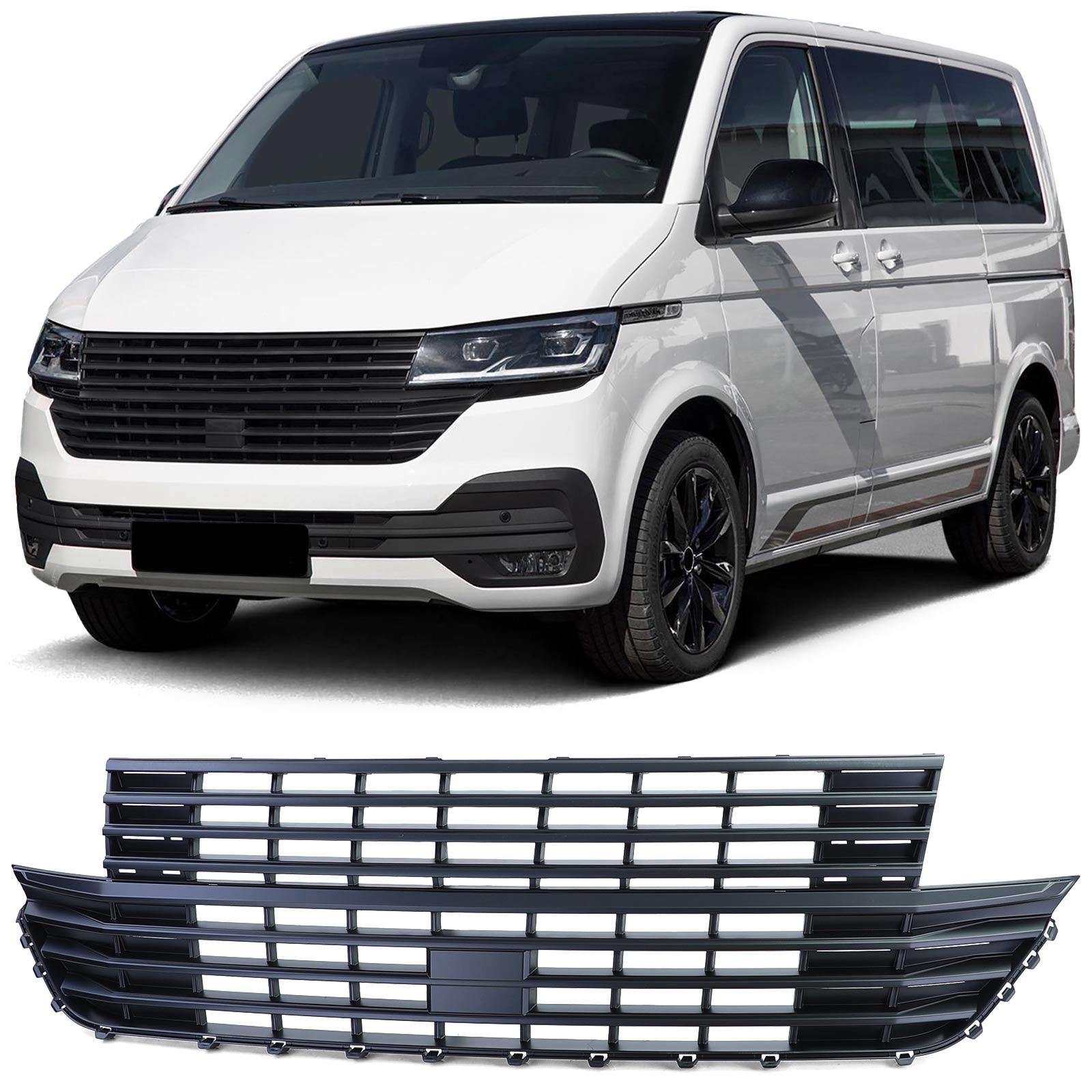 Grill auto - voor VW T6.1 bus / transporter / multivan / caravelle / flatbed vanaf 2019
