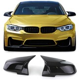 Spiegelkappen - voor BMW F30 F31 F34 F35 F32 F33 F36 F20 2010-13 - zwart