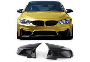 Spiegelkappen - voor BMW F30 F31 F34 F35 F32 F33 F36 F20 2010-13 - zwart