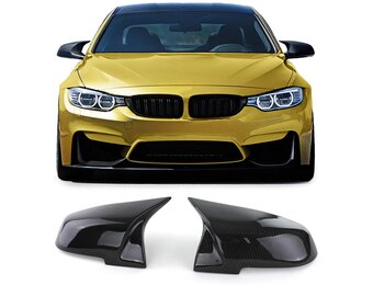 Spiegelkappen - voor BMW F30 F31 F34 F35 F32 F33 F36 F20 2010-13 - zwart