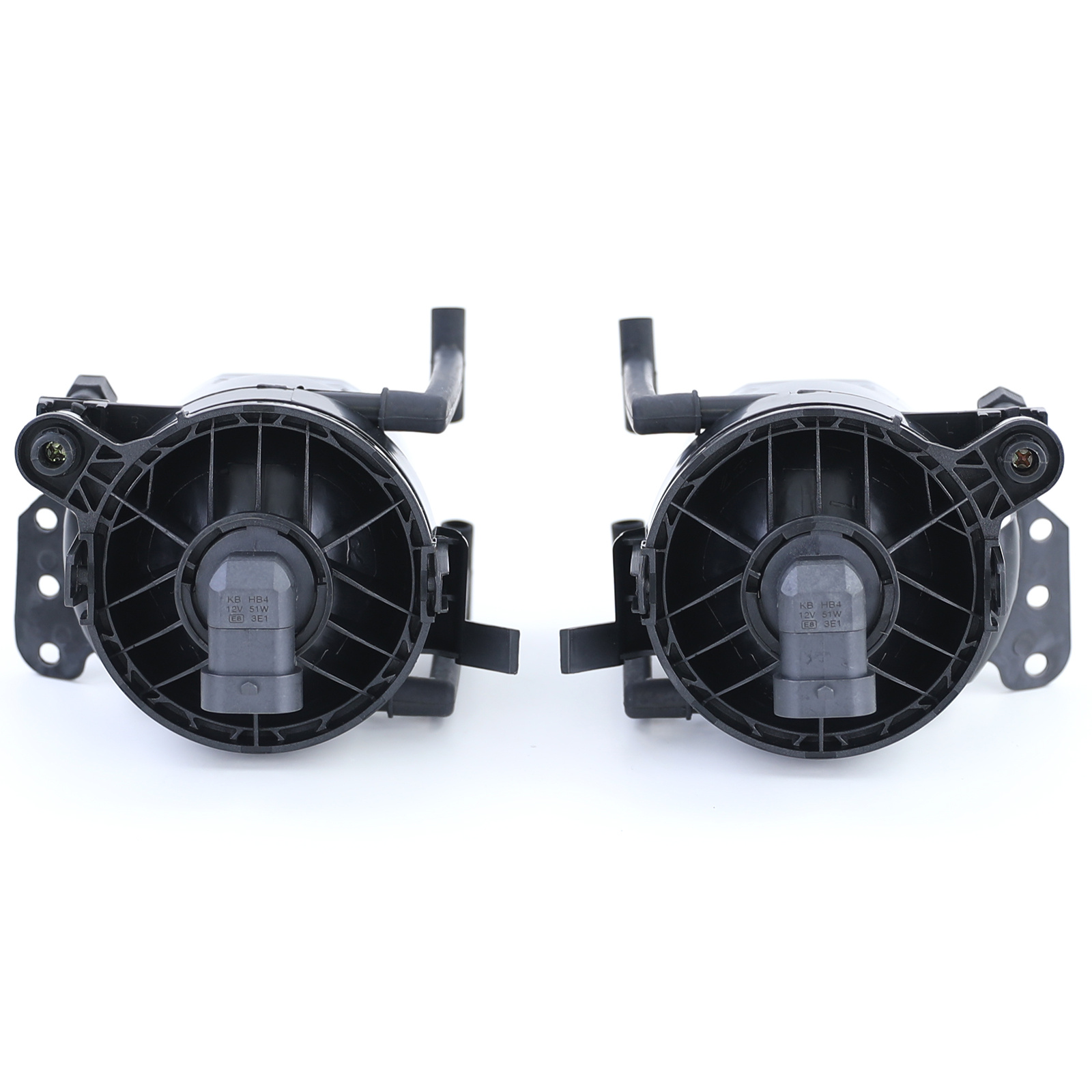 Mistlampen - geschikt voor BMW 3 Serie E46 Coupe / Cabrio 2003-06 - smoke zwart