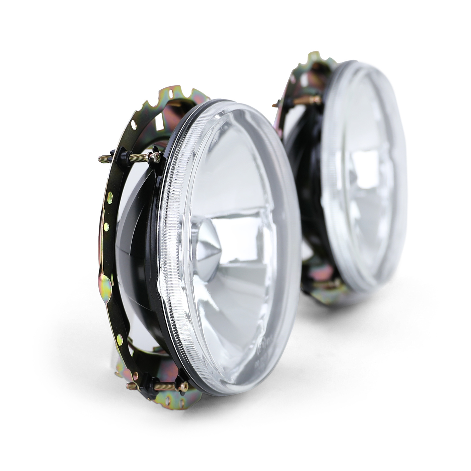 Koplampen - voor VW Caddy 1982-1992 + Jetta 1979-1984 - chroom