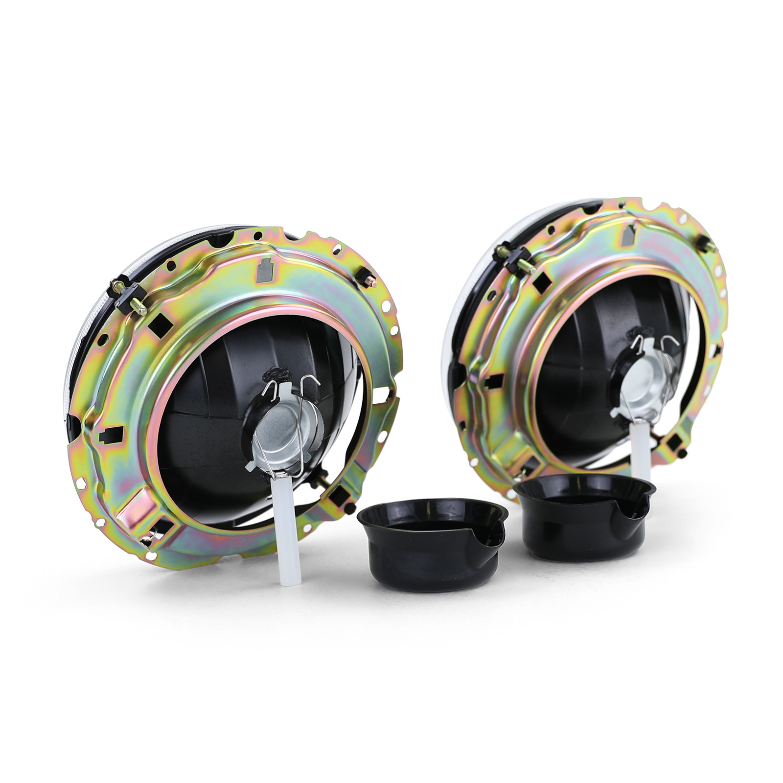 Koplampen - voor VW Caddy 1982-1992 + Jetta 1979-1984 - chroom