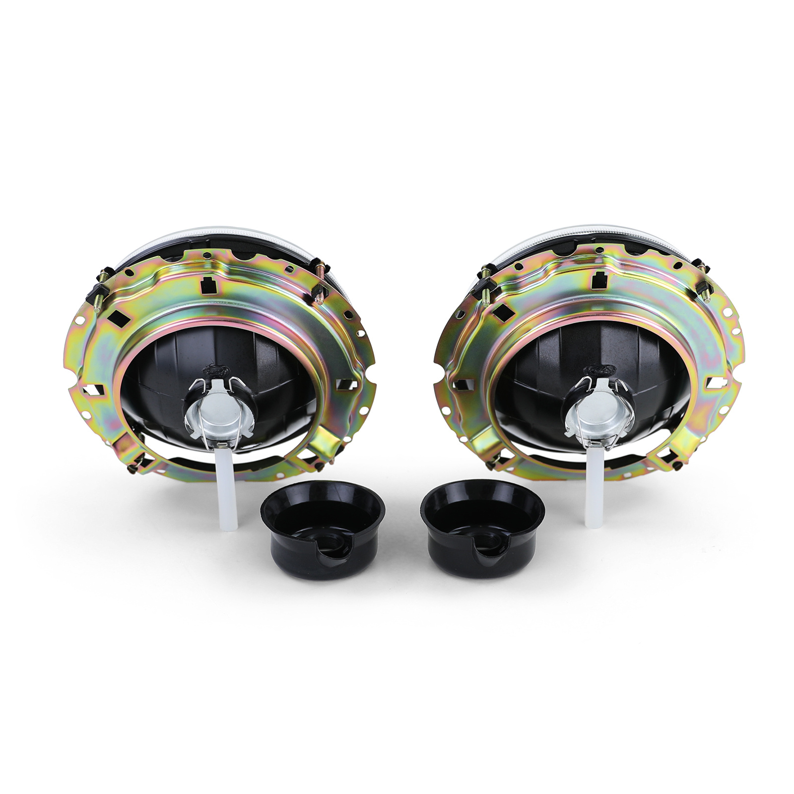 Koplampen geschikt voor VW Caddy 1982-1992 + Jetta 1979-1984 - chroom