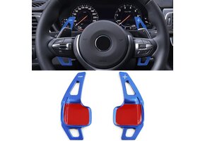 Schakelpeddels - voor BMW 3 F30 Sedan F31Touring F34 / 4er F32 Coupé F33 Cabrio F36 Gran Coupé - blauw