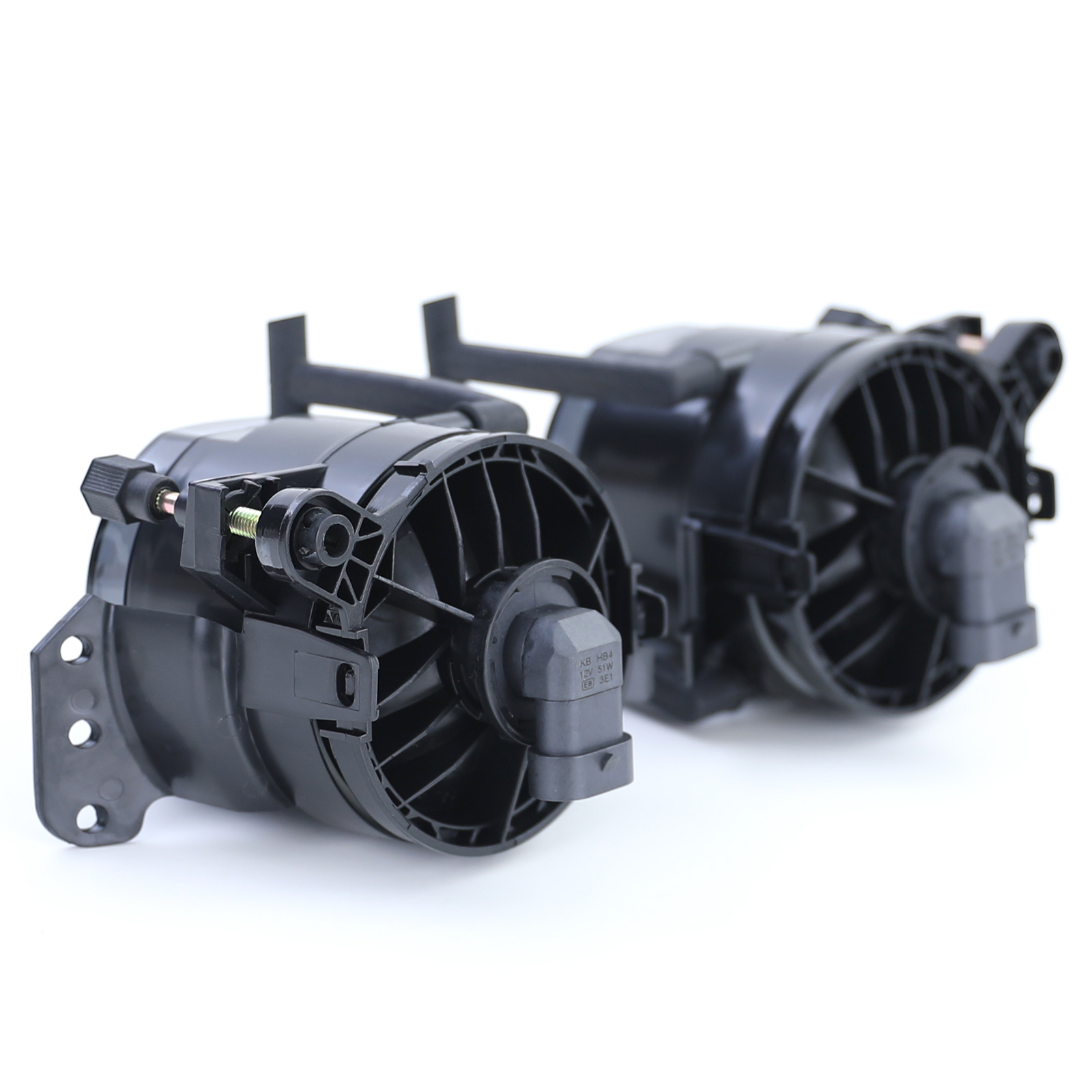 Mistlampen - geschikt voor BMW 6 Serie E63 E64 2003-10 - smoke zwart