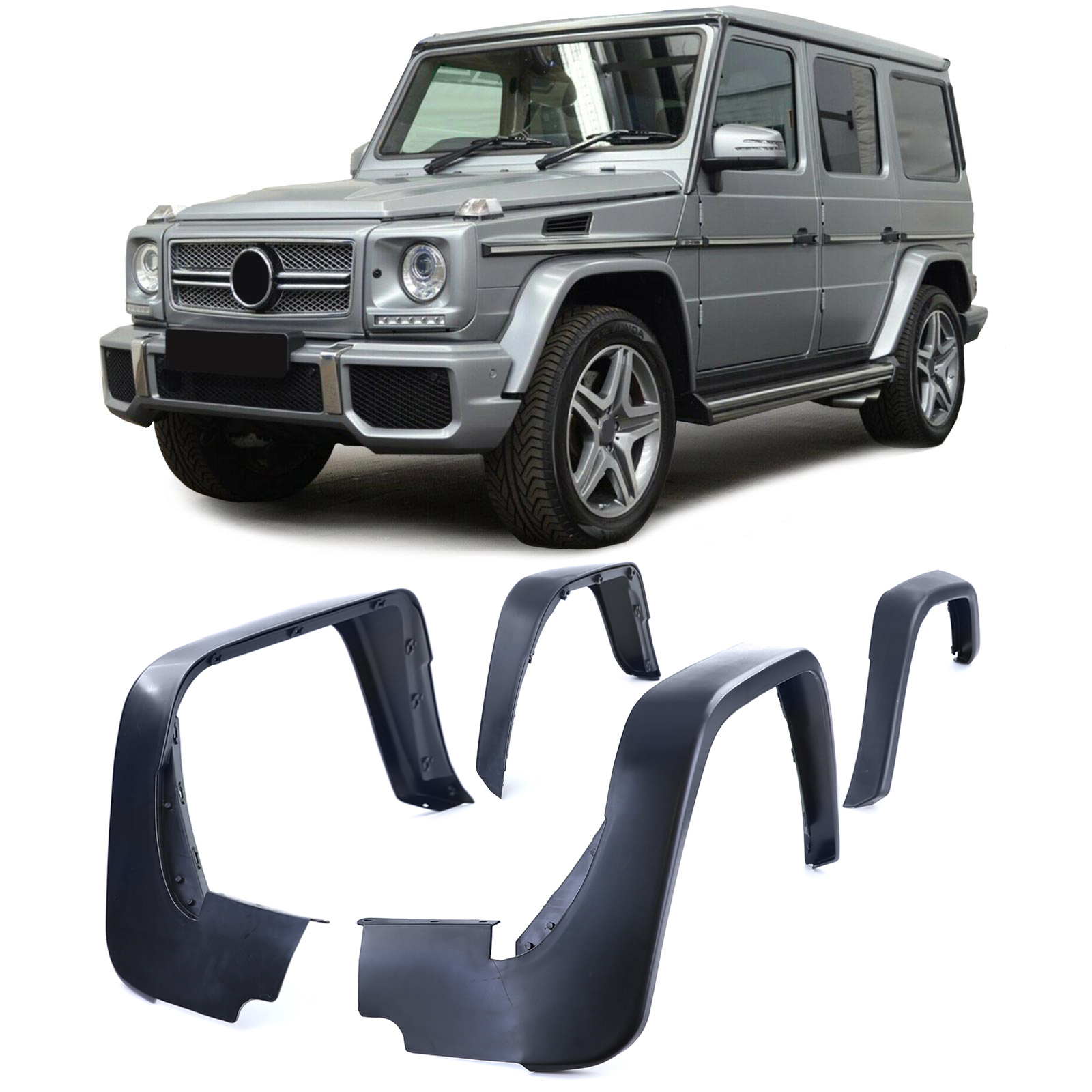 Spatbordverbreders - voor Mercedes G type W463 1990-2013