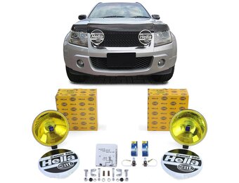 Koplampen - universeel - Hella Comet 500 - Ø 165 mm - geel