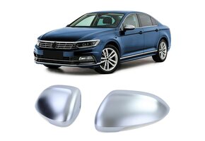 Spiegelkappen - voor VW Passat Limo Variant B8 / 3G5 / 3G2 vanaf 2014 - mat zilver