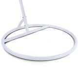 Hangstoel - wit - 106x120x70cm - met meerkleurige kussen