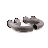 Uitlaatsierstuk - dubbel - geschikt voor Porsche Cayenne 92A 3.0 Diesel 2010-14 - RVS