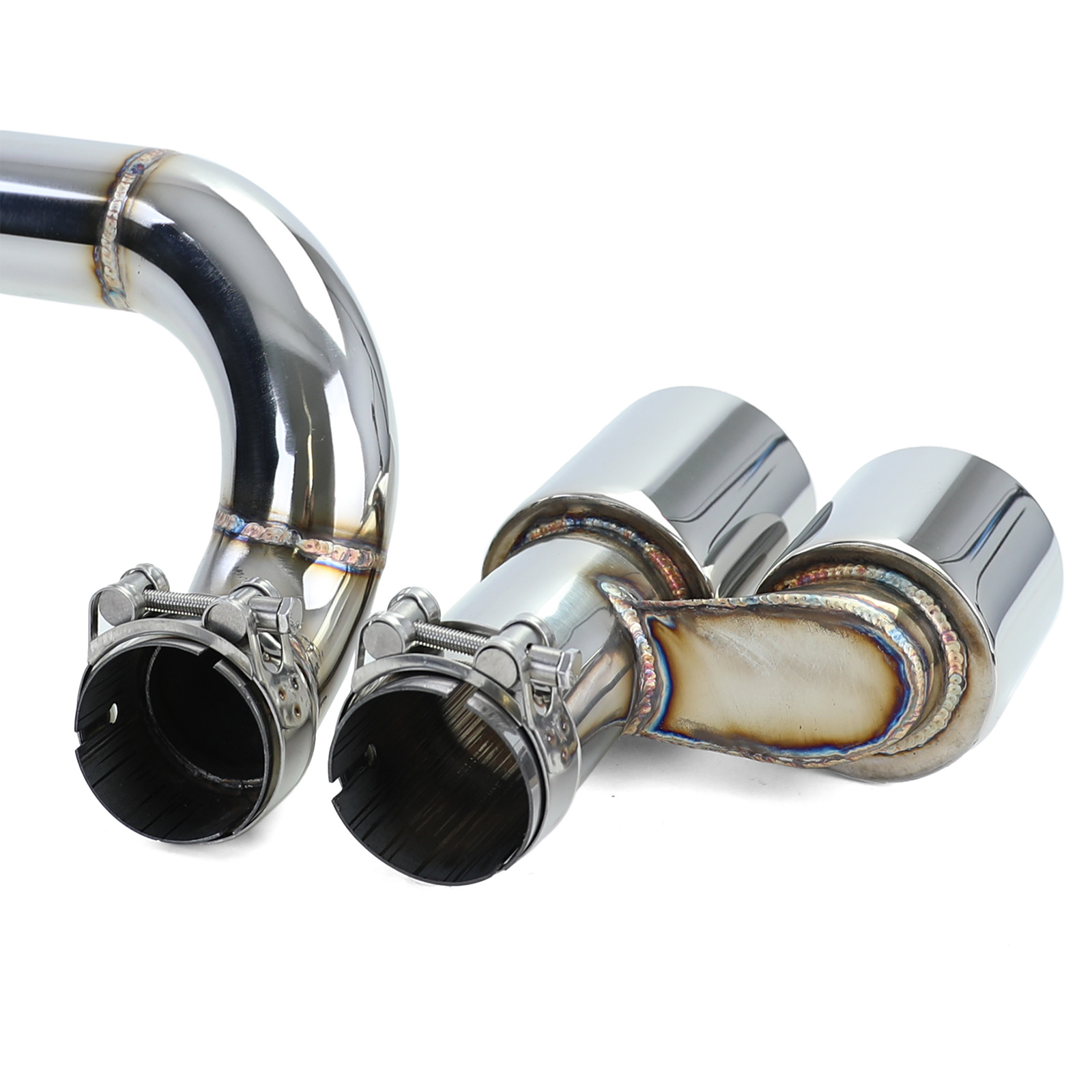 Uitlaatpijp geschikt voor BMW 3er E90 Sedan E91 Touring 323i 325i 328i 330i 325d 330d 2005-12 - RVS