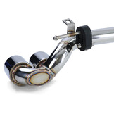 Uitlaatpijp geschikt voor BMW 3er E90 Sedan E91 Touring 323i 325i 328i 330i 325d 330d 2005-12 - RVS