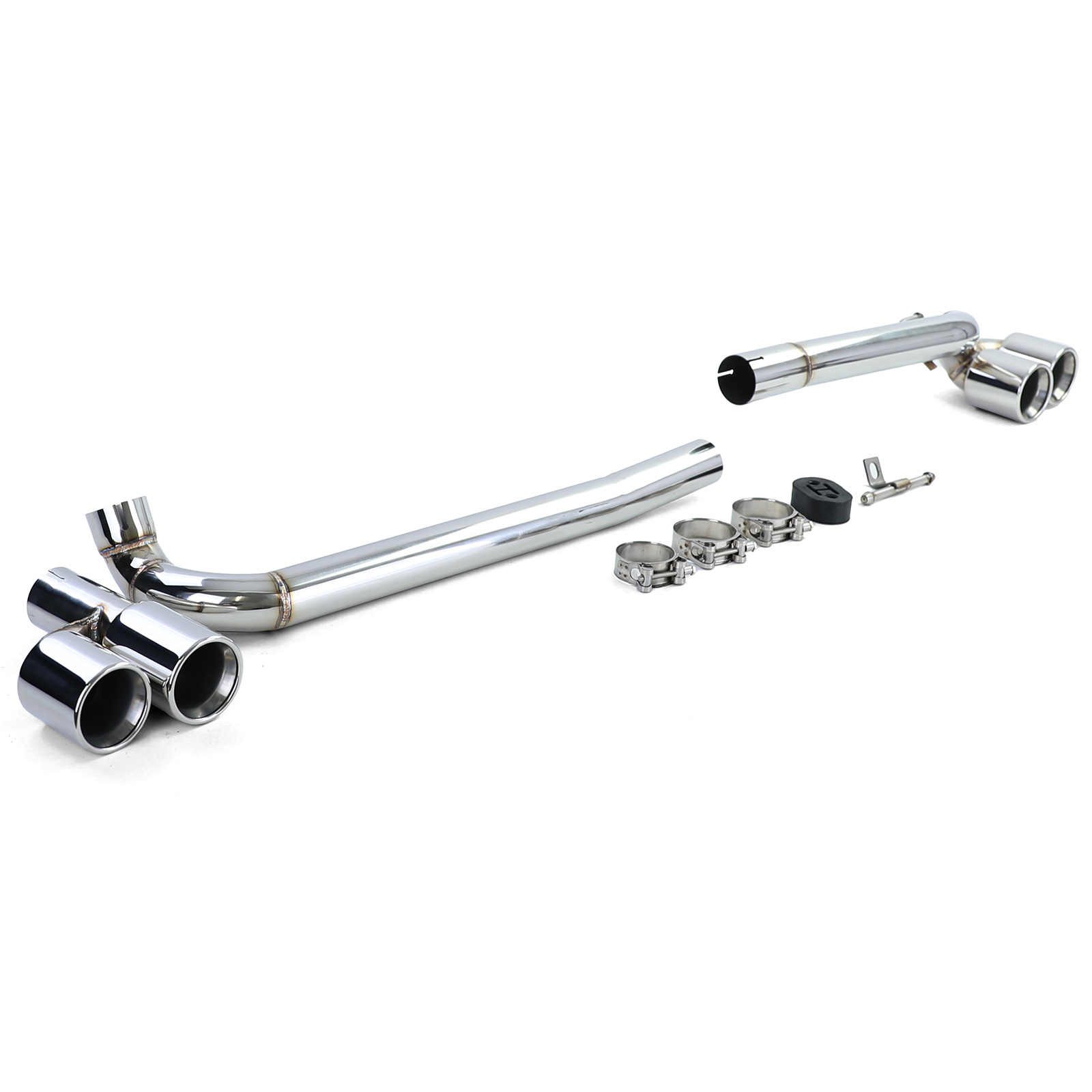 Uitlaatpijp - voor BMW 3er E90 Sedan E91 Touring 323i 325i 328i 330i 325d 330d 2005-12 - RVS