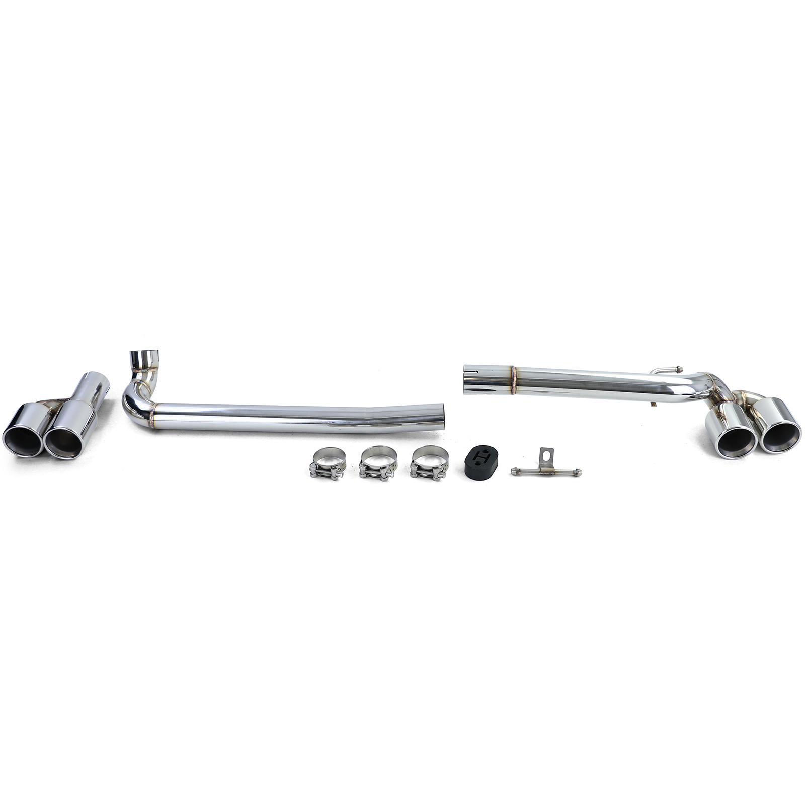 Uitlaatpijp - voor BMW 3er E90 Sedan E91 Touring 323i 325i 328i 330i 325d 330d 2005-12 - RVS