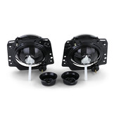 Koplampen - voor VW Golf 2 1983-1991 - gerookt zwart