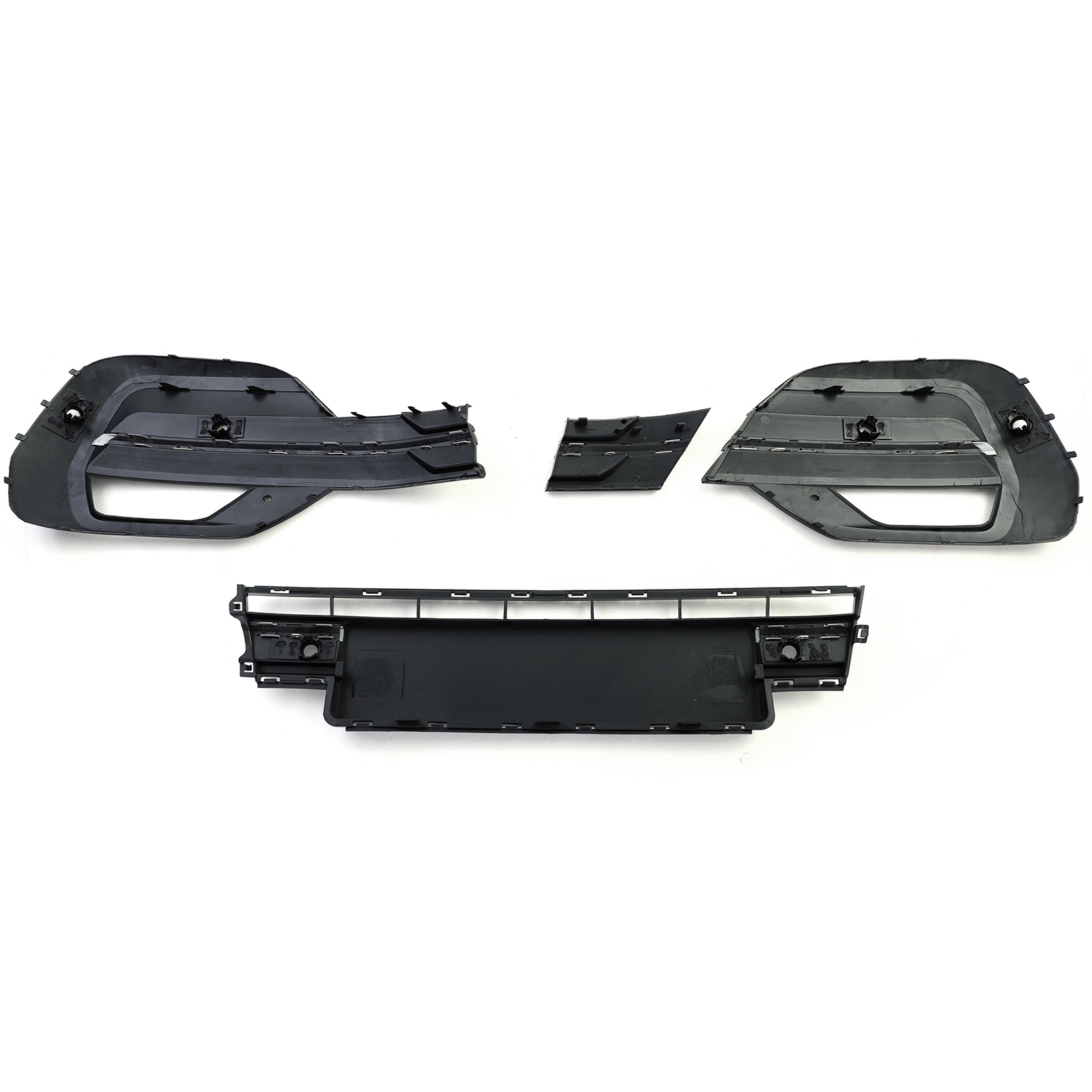 Mistlamp omlijsting - voor VW Bus T6.1 Bus / Transporter vanaf 2019 - glanzend zwart