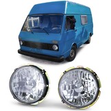 Koplampen geschikt voor VW LT 28 35 40 45 1975-1985 - chroom