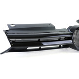 Grill auto - voor VW Golf 6 en GTI / sedan / variant / cabrio 2008-13 - glanzend zwart