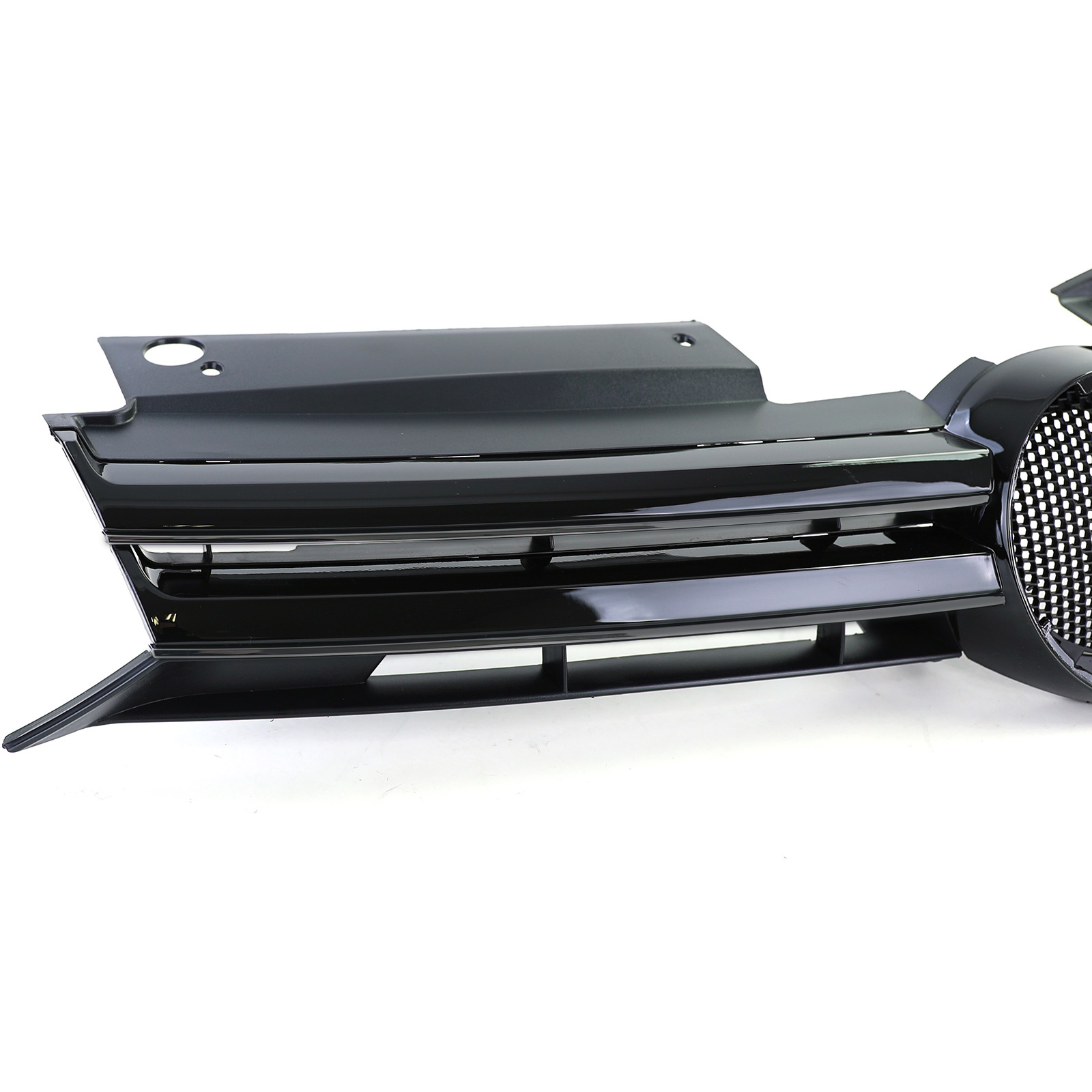 Grill auto - geschikt voor VW Golf 6 en GTI / sedan / variant / cabrio 2008-13 - glanzend zwart