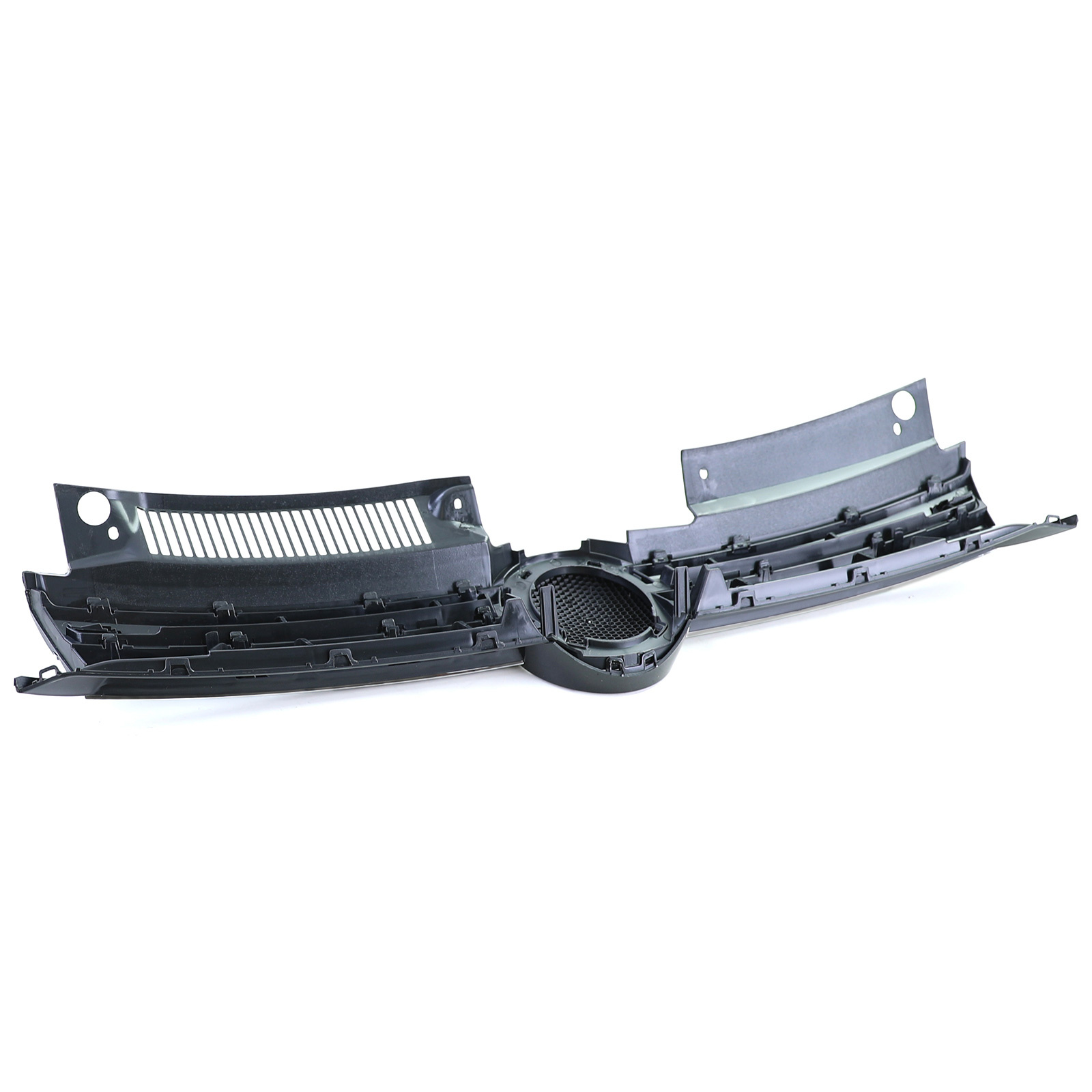 Grill auto - geschikt voor VW Golf 6 en GTI / sedan / variant / cabrio 2008-13 - glanzend zwart