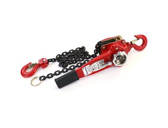 Takel - kettingtakel - 360x120x155 mm - rood - hefhoogte 1,5 m