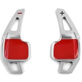 Schakelpeddels - voor BMW 5-serie F10 Sedan F11 Touring F07 GT / 6-serie F06 Gran Coupe F12 Coupé F13 Cabrio / 7-serie F01 - zilver