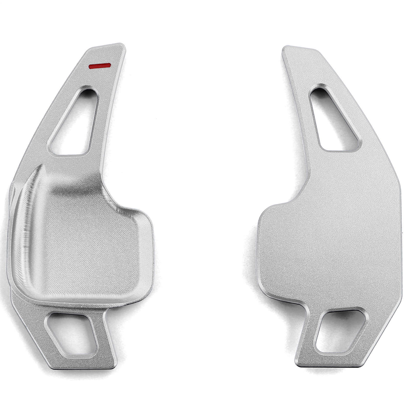 Schakelpeddels geschikt voor BMW 5-serie F10 Sedan F11 Touring F07 GT / 6-serie F06 Gran Coupe F12 Coupé F13 Cabrio / 7-serie F01 - zilver