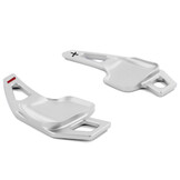 Schakelpeddels - voor BMW 5-serie F10 Sedan F11 Touring F07 GT / 6-serie F06 Gran Coupe F12 Coupé F13 Cabrio / 7-serie F01 - zilver