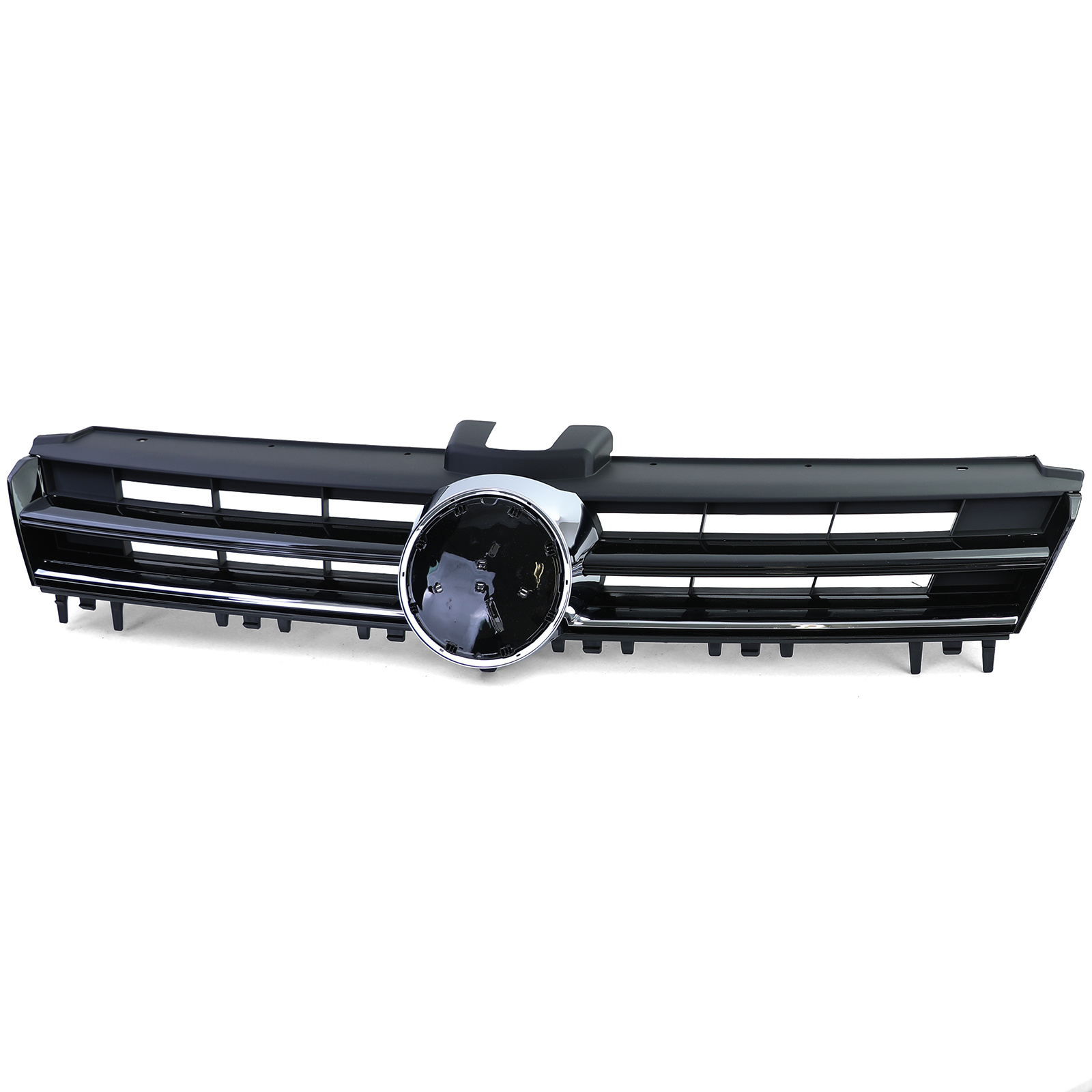 Grill auto - voor VW Golf 7 / 5G / pre-facelift 2012-16 - glanzend zwart