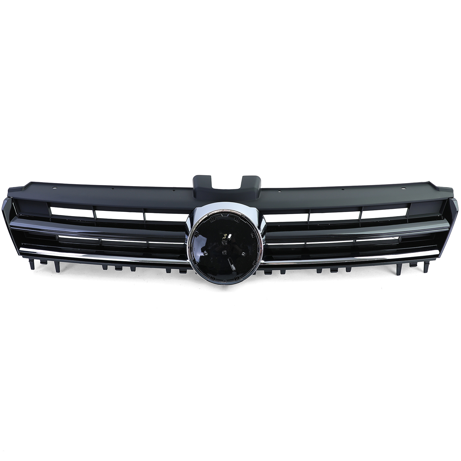 Grill auto - voor VW Golf 7 / 5G / pre-facelift 2012-16 - glanzend zwart