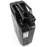 Jerrycan - 20 liter - benzine - 460x360x180 mm - zwart