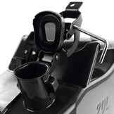 Jerrycan - 20 liter - benzine - 460x360x180 mm - zwart