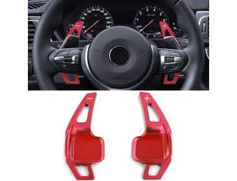 Schakelpeddels - voor MW 3er F30 Sedan F31Touring F34 / 4er F32 Coupé F33 Cabrio F36 Gran Coupé - rood
