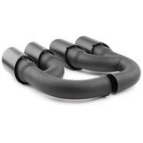 Uitlaatsierstuk - dubbel - geschikt voor Porsche Cayenne II 92A 3.0 Diesel 2010-14 - RVS