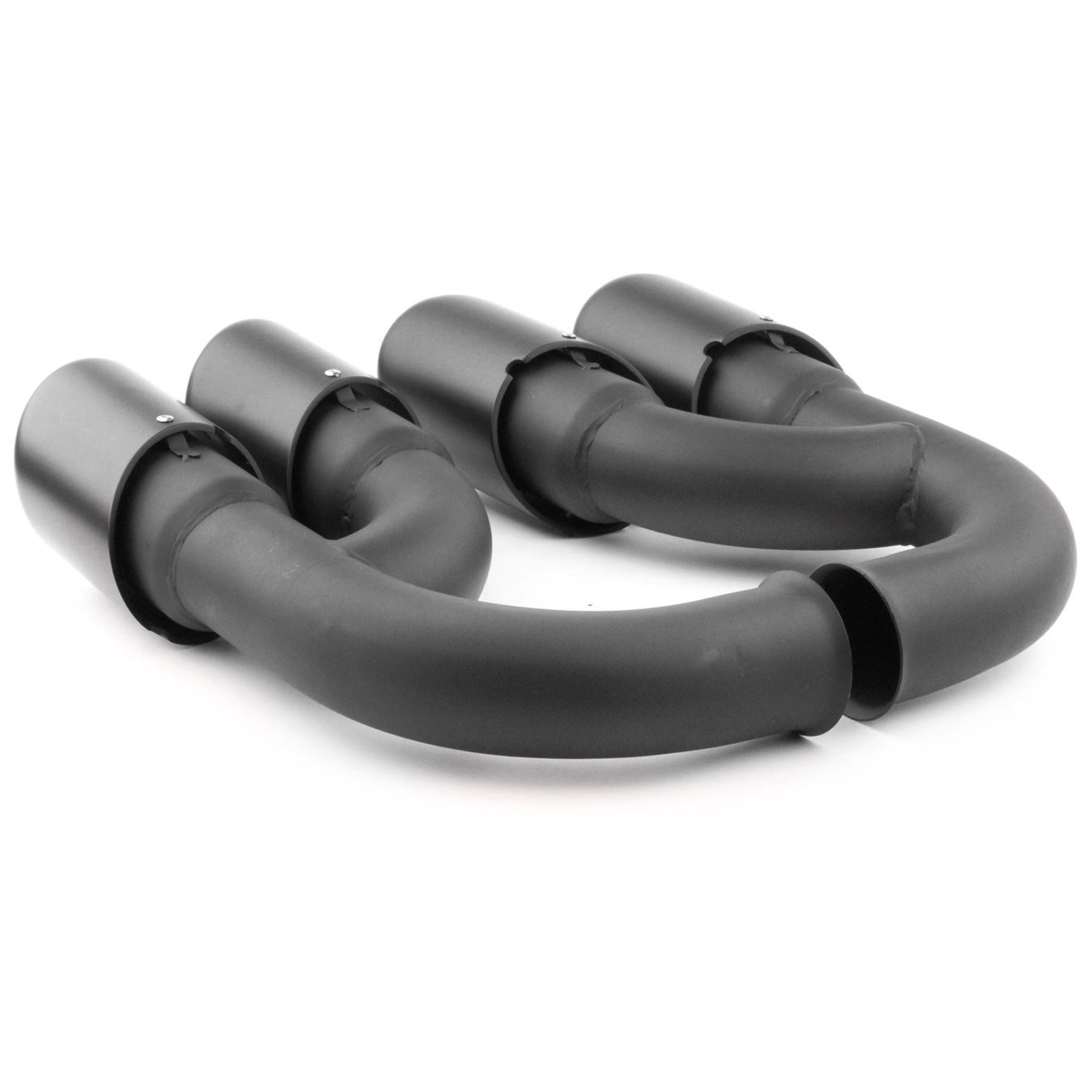 Uitlaatsierstuk - dubbel - geschikt voor Porsche Cayenne II 92A 3.0 Diesel 2010-14 - RVS