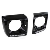 Koplampkappen geschikt voor Mercedes G-klasse W463 1989-2012 - zwart glanzend