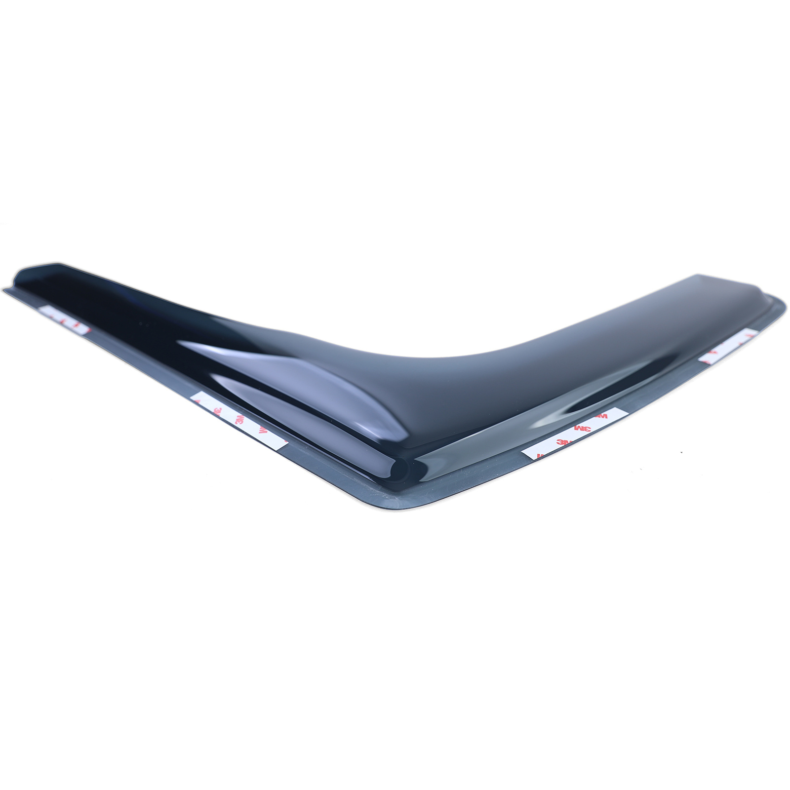 Zijwindschermen - raamspoilers geschikt voor Ford Transit Custom 2012 - zwart smoke