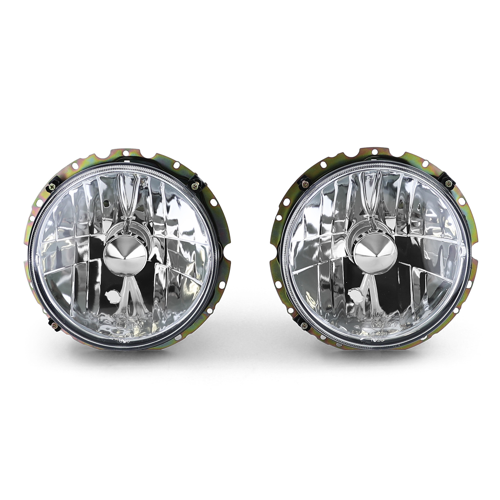 Koplampen geschikt voor VW T2 1973-1979 + T3 1979-1992 - chroom