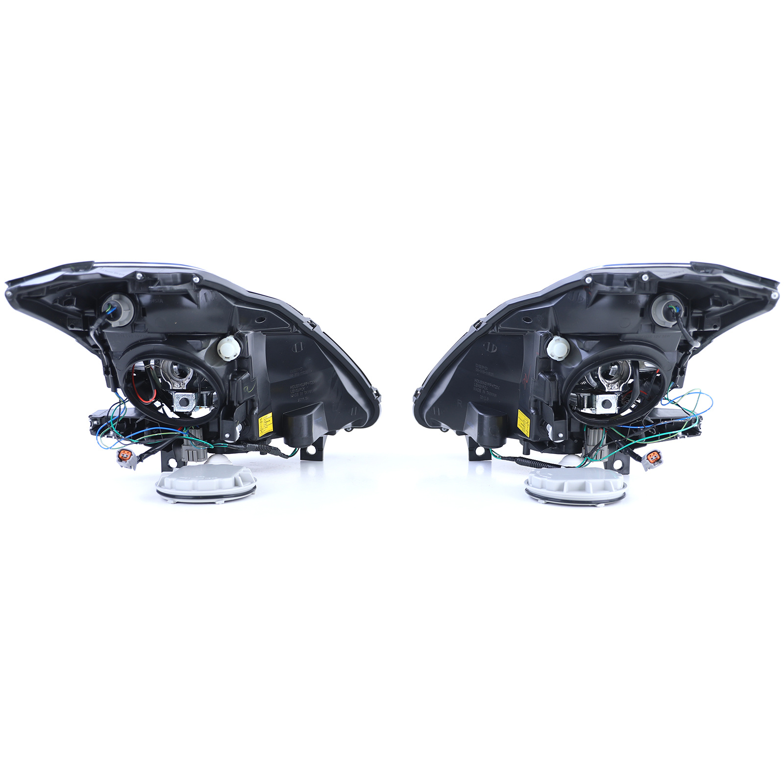Koplampen - voor Nissan 350Z Z33 Coupé / Roadster 2002-2009 - gerookt zwart